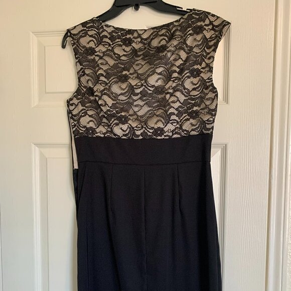 Connected Apparel Dress Special Occasion Black with Lace size 8. - Picture 12 of 15